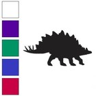 Stegosaurus Dinosaur, Vinyl Decal Sticker, Multiple Colors & Sizes #661