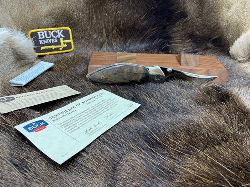 2009 Buck 419WASLE "American Walnut" Kalinga Knife Walnut Handle Mint Box #39 B8 - Picture 6 of 12
