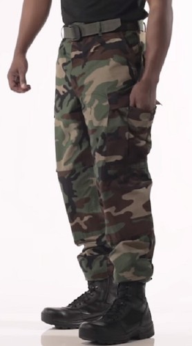 PROPPER US Army woodland camouflage Bdu Twill Hose LR Large Regular - Bild 3 von 9
