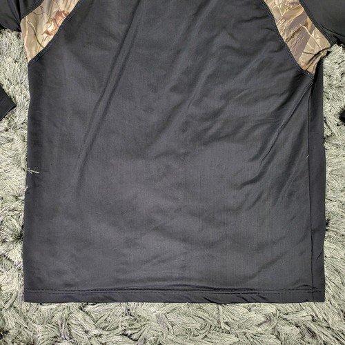 Outfitters Ridge Jagdshirt Herren XL schwarz Real Tree Camo Langarm Pullover - Bild 10 von 13