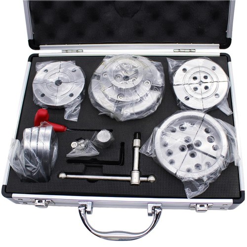 wood lathe chuck set 3.75 inch self centering Scroll chuck 4 Jaws lathe chucks - Picture 7 of 8