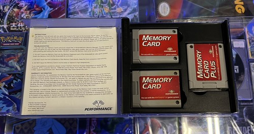 Performance 3 Pack Memory Cards w/ Storage Case for Nintendo 64 N64 Game Console - Picture 3 of 3