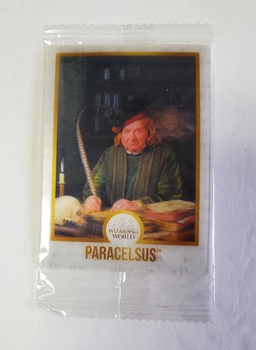 Paracelsus Chocolate Frog Card Wizarding World Harry Potter Lenticular Sealed - Picture 1 of 2