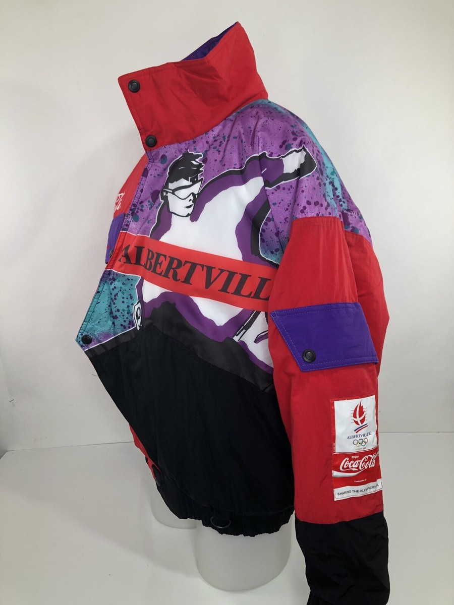 1992 Vintage OLYMPICS / ALBERTVILLE M / L Ski COCA COLA 1992 Vintage OLYMPICS / ALBERTVILLE M / L Ski COCA COLA