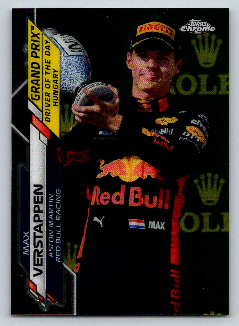 2020 Topps Chrome Formula 1 #165 Max Verstappen (ref 219891)