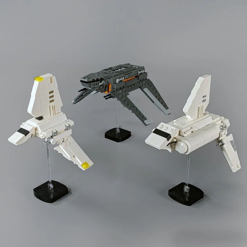 Modubrix Mocs Bausatz Imperiale Shuttles 801 Teile Spielzeug-Set - Bild 1 von 12
