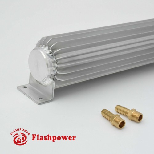 Universal 24" Dual Pass Aluminum Finned Transmission Oil Cooler - Picture 3 of 5