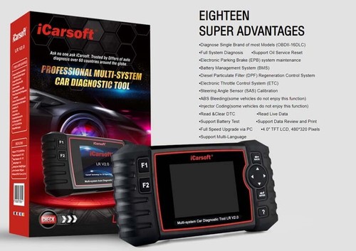 JAGUAR LAND ROVER / iCARSOFT LR V2.0 / 2025 / FULL SYSTEM / DIAGNOSTIC TOOL - Picture 11 of 12