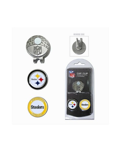 NFL Equipo Oficial con Escudo Clip Sombrero o Gorra 2 Golf Bola Marcadores Todo - Imagen 25 de 31
