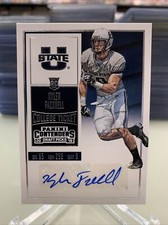 2016 Panini Contenders Draft Picks Blue Foil Kyler Fackrell #246 Rookie Auto RC