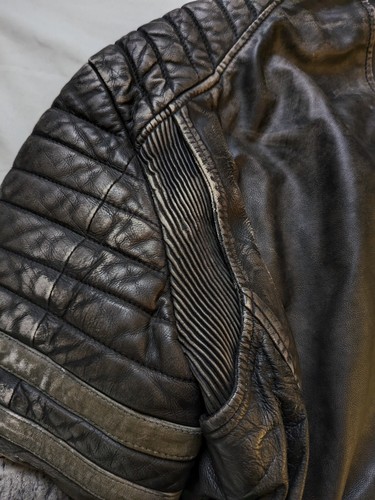 Superdry "THE SPEEDSTER" Endurance Speed | Chaqueta de cuero | Negro Caqui | XL 42 - Imagen 16 de 16