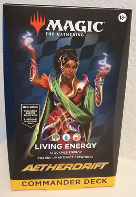 aetherdrift mtg commander deck Magic: The Gathering 4 Deck Case then hit max speed to claim the gold Magic: The Gathering Aetherdrift Commander