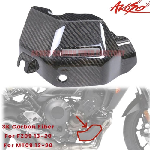 Kit de cubierta de radiador de enfriador de agua de fibra de carbono para Yamaha MT09 FZ09 2013-2020 - Imagen 1 de 12