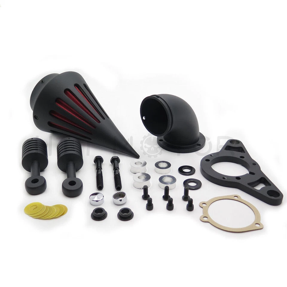 Kits de purificador de aire para Harley Low Rider Touring Road King Electra Softail negro Foto 2 de 4