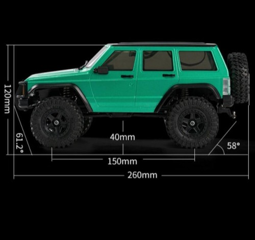 AX8562 1/18 2.4G 4WD 370 Motor RC Car Modification Toy Remote Control Vehicle - Photo 8 sur 14