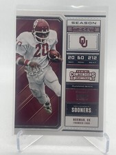 2018 Panini Contenders Draft Picks Billy Sims Oklahoma Football