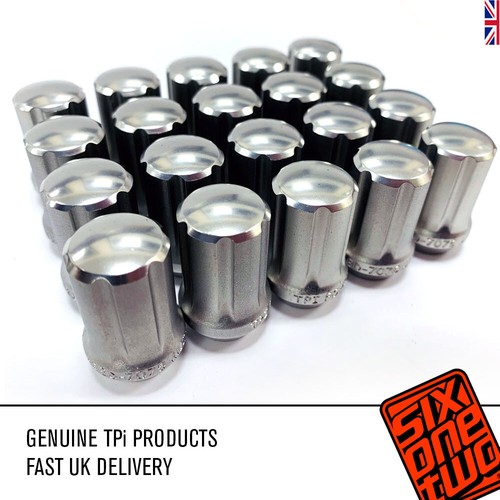 20 x TPI SD Tuner Style Chrome Wheel Nuts & Locks - Closed End Type M12 x 1.25 - Picture 3 of 4