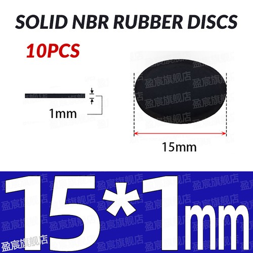 Neopren Voll Rund Gummi Pads Disc Blatt - 10 Stück - Verschiedene Stärken & Größen - Bild 14 von 251