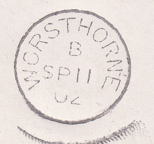 LANCASHIRE POSTMARKS on PPC villages towns single&double rings squared numeral - Picture 39 of 219