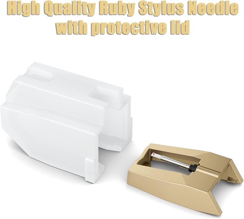 Record Player Needle/Golden Needle with 3-Pack of Dimond Stylus Replacement for - Picture 2 of 6