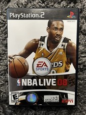 MINT DISC NBA Live 08 PS2 PlayStation 2 CIB Complete Black Label 2008 Basketball