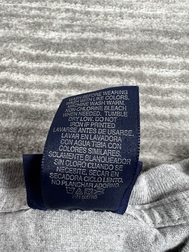 Basic Editions Shirt Mens Extra Large Gray Longsleeve Cotton Blend - Picture 12 of 12