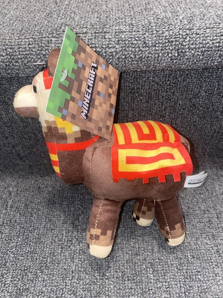 Mojang Minecraft Pixelated Llama Plush 9” With Tags Toy Factory Game Figure Doll - Image 4 of 4