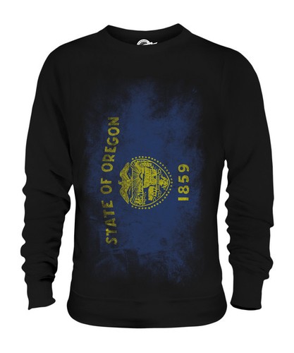 Stato Sbiadito Dello Jersey Oregonian Maglione Bandiera Unisex Maglietta Oregon EqZpxa1wtc
