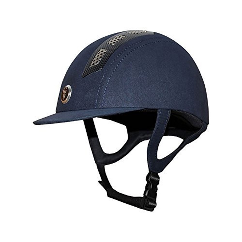 Gatehouse Chelsea Air Flow Pro Daim Chapeau D'équitation 53cm Marine - Suedette Gatehouse Chelsea Air Flow Pro Daim Chapeau D'équitation 53cm Marine - Suedette