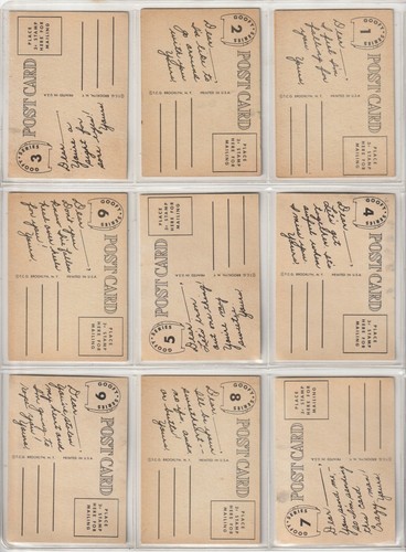 1957 Topps * Goofy Series Post Card * - Complete Set 60/60 - Cards VG / EX - Picture 2 of 14