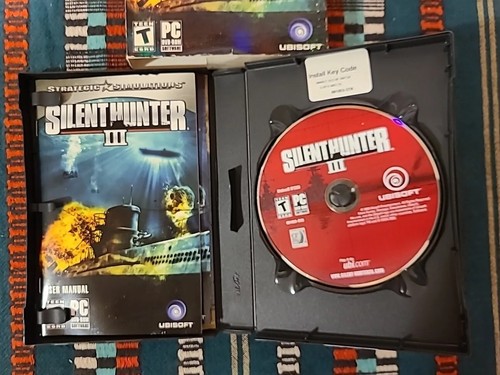 Silent Hunter III (PC Game,DVD) Ubisoft US Like New Used NM Excellent Condition - Picture 3 of 3