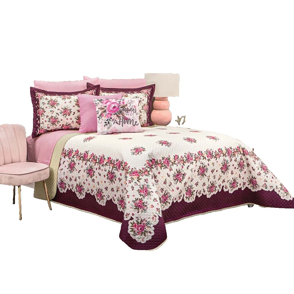 Edredones Multicolor Reina de microfibra, colchas y cobertores para cunas