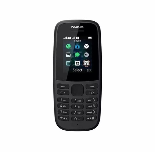 Nokia 105 Black Unlocked Dual Sim Brand New Sealed Box Big Buttons - Afbeelding 6 van 6