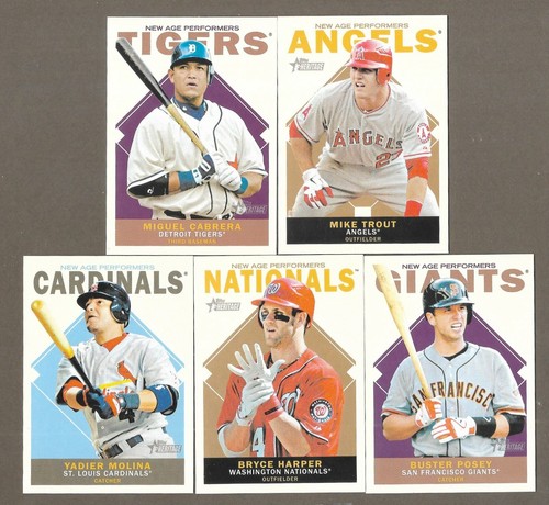 2013 TOPPS HERITAGE NEW AGE PERFORMERS - PICK ANY - UPDATED 07/11/24 - Picture 1 of 29