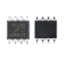 10 pcs JRC4558D SOP-8 dual channel operational amplifier IC chip
