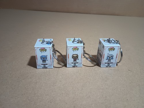 Funko Bitty Star Wars mandalorianisch schwere Infanterie Panzer Bo Katan Schlüsselanhänger Menge 3 - Bild 8 von 12