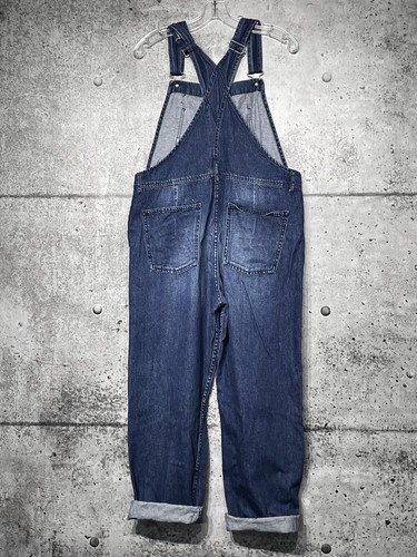 WE THE FREE PEOPLE ZIGGY DENIM OVERALLS M MEDIUM WASH - Picture 2 of 4