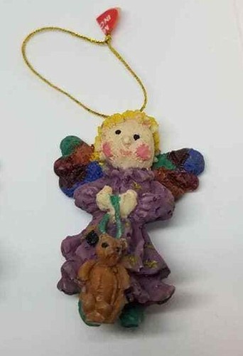 Christmas Tree Ornaments Set of 6 Santa Angel Star Moon Celestial Hanging Boxed - Bild 9 von 10