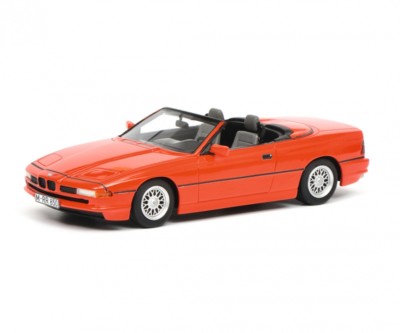 BMW 850i CABRIOLET RED LTD ED 500 PCS 1/18 MODEL CAR BY