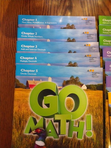 Go Math! Grade 5 Student Edition Set Pb 2016 Sealed 12 booklet bundle multi-vol. - Picture 2 of 11