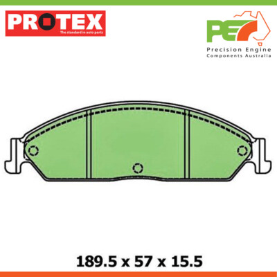 New PROTEX Ultra DISC PAD SET To Suit FORD FAIRMONT 5.4 i V8 [BA] 5.4L