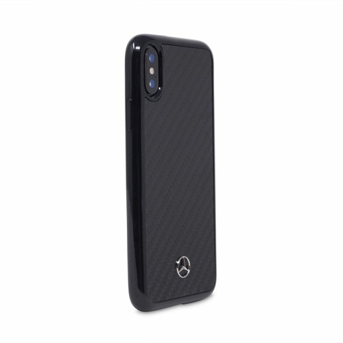Official licenced Mercedes-Benz Carbon Fibre case – Black – for iPhone X / Xs - Picture 3 of 4
