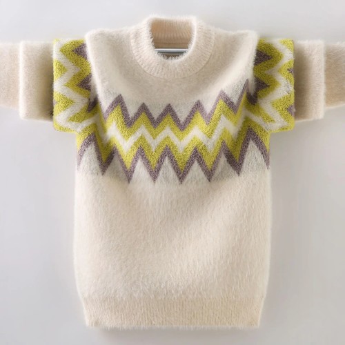 Sweater for Boys Winter Pullover Boys Knitted Warm Kids Tops 6-12 Years Teenage - Picture 10 of 43