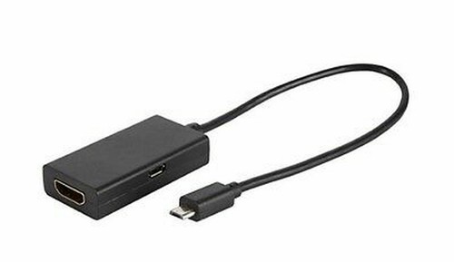 Micro USB MHL To HDMI HDTV Adapter Cable for Samsung S4 Note 8 N7000 Sony LG - Picture 2 of 5