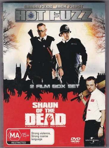 Hot fuzz Shaun of the dead DVD 2 Movie Simon Pegg