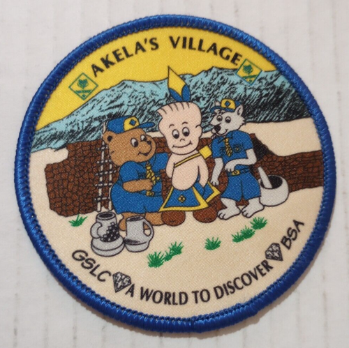 Akela's Village GSLC BSA A World To Discover Utah Scouts Patch