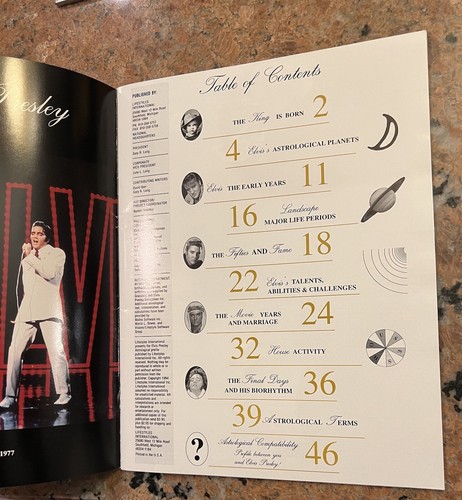 1994 Limited Edition Elvis Presley’s Astrological psychological profile magazine - Picture 5 of 5
