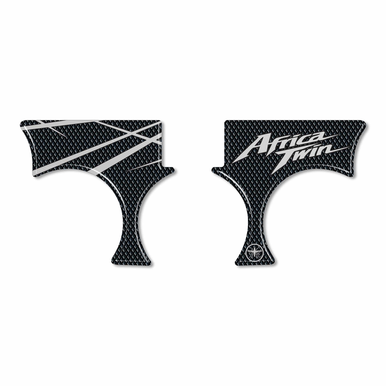 Adesivo resina 3D piastra sterzo compatibile con Honda Africa Twin 1000 - 1100 - Foto 2 di 3