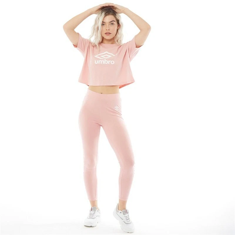 Umbro Crop Damen Top Bauchfrei Rosa Pink Hot Top Hot Style Neu Sport - Bild 3 von 3