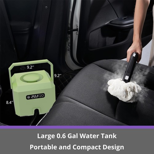 Rapid Heat-Up Steam Cleaner with Refill Anytime Feature - Perfect for Home & Car - Picture 7 of 9